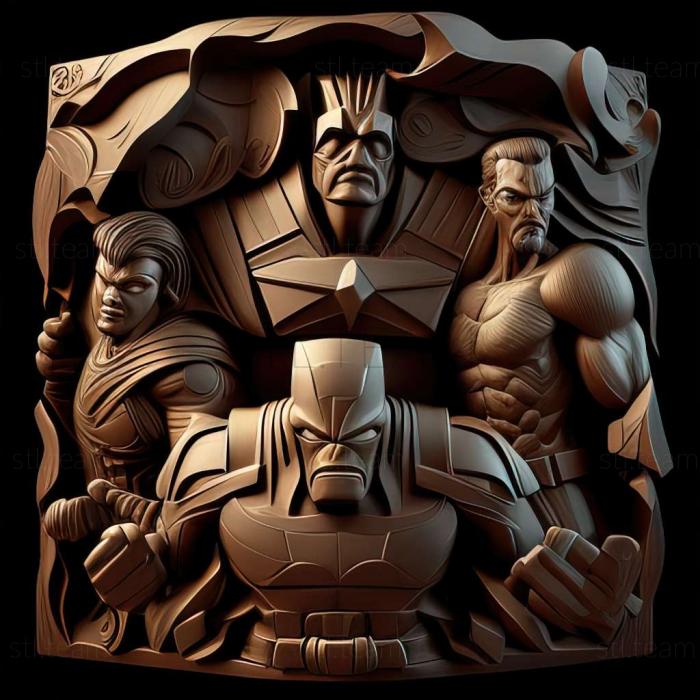 3D модель Гра Marvel Mighty Heroes (STL)